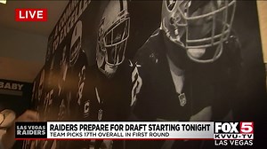 It's #NFLDraft day! FOX5's Dave Hall takes you inside the Raiders Tavern & Grill at the M Resort ahead of the draft. #RaiderNation | FOX5 Las Vegas