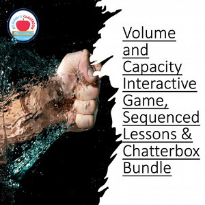 Volume and Capacity Interactive Game, Sequenced Lessons & Chatterbox Bundle