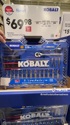 LOWE’S NEW KOBALT Mechanics Tool Set! #masteringmayhem #kobalttools #kobalt #lowes #loweshomeimprovement #lowesdeals #lowesclearance #savings #bargains #deals #dealsandsteals #mechanics #blackfriday #blackfridaydeals #holidaygifts #holidaygiftguide #giftideas #giftguide #clearancefinds #clearancehunter @lowes @Kobalt Tools