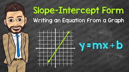 2026.01.05 【Math with Mr. J】斜截式 ｜ 从图表写方程 ｜ J老师的数学课