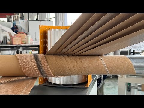 What is paper core/tube spiral winding process?