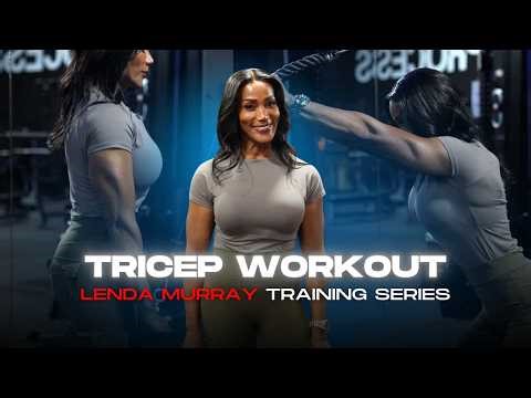 Lenda Murray’s Tricep Workout. Build Strong Arms Without Elbow Pain