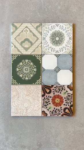 New week, new samples! We’re so excited about these fun patterned tiles 🤩🤍 | Clifton and Company