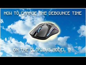 How to CHANGE the DEBOUNCE TIME on the Model O