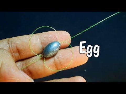 How to tie an egg sinker that is different from the others