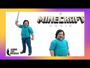 A Minecraft Movie Steve 12 Inch Action Figure Review Mattel