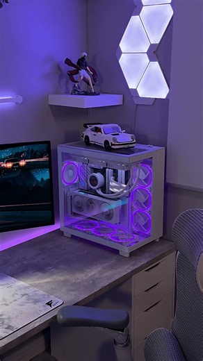 Gaming setup purple #setup #setupgamer #gaming #gamingsetup