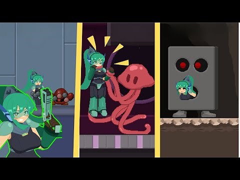 Android Girl vs Aliens 【Zeta Break!!】ゼータブレイク！！ Gameplay