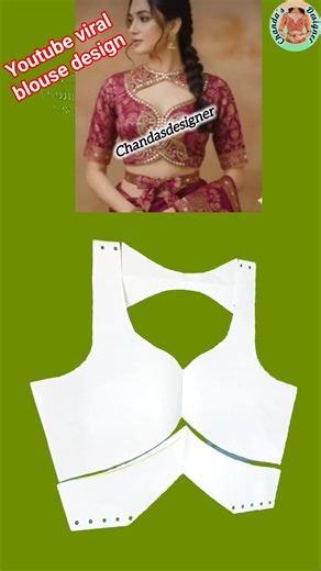 latest blouse design cutting Tutorial #shorts #fashion #trending #viral #shorts #blousepattern