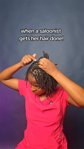 When a salonist finally sits on the client’s chair 👀😂 You’d think we’re checking for “vibes” — but no, it’s mistake inspection mode activated! 💅🏾🤣 📞 Call 0791519373 to book your next flawless look! #Wamolo #NaturalHair #TwoStrandTwists #SalonHumor #HairstylistLife #FunnySalonMoments #HairCareKenya #naturalhairjourney | Milcah Wamolo