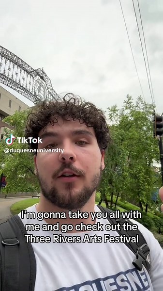 The Threee Rivers Arts Festival is just one of many events that are right near campus. Follow along with Nate as he gives you a tour! #Pittsburgh #ArtsAndCrafts @Pittsburgh Cultural Trust