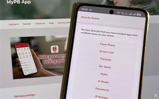 Public Bank's MyPB app flags legit pre-installed Android apps as security risks - SoyaCincau