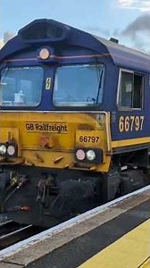 GBRf 66797 departs Eastleigh