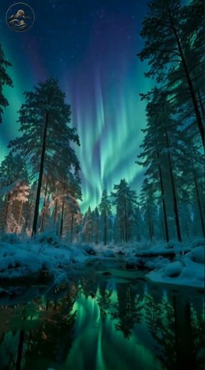 Magical Northern Lights ✨ | Aurora Borealis in 4K | Relaxing Night Sky #shorts