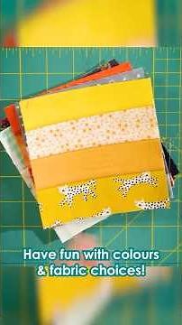🟦 A stress-busting way to use your fabric scraps using Foundation Paper Piecing! 🟪