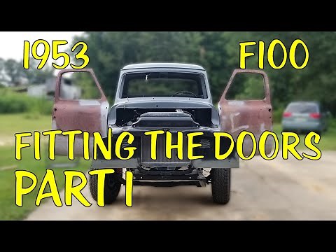 1953 F100 - How To Make Adjustable Door Hinges