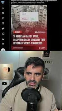 Ayuda para reconectar familias en Venezuela: desaparecidos sin contacto por terremoto