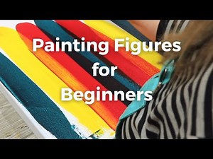 118 Painting Abstract Figures for Beginners using Acrylic Paint