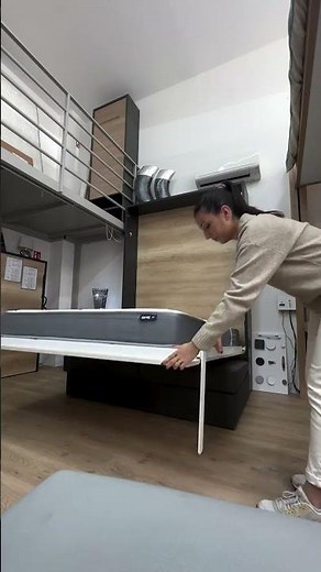 Démonstration lit mural canapé