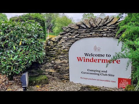 Windermere camping and caravan club site Cumbria