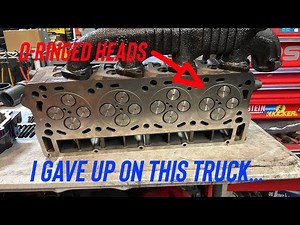 Installing o ringed heads & arp head studs on my 6.0 powerstroke rebuild pt 3