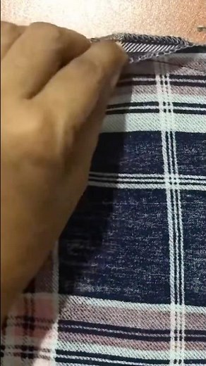 Making Tartan Shirt sample demo #sewingtutorial #sewalong #tricks #diy #fyp #sewing