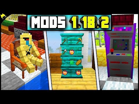 ⭐TOP 7 MODS de DECORACIÓN Para Minecraft 1.18.2 y 1.16.5⭐