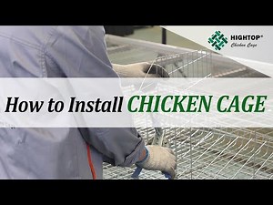 How to Install Chicken Cage-Step 1: one piece of cage mesh