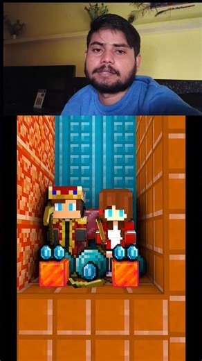 Prince JJ Helps JJ Sister Reach the Treasure #minecraft