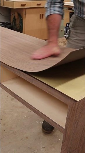 How to Apply Wood Veneer with Contact Cement