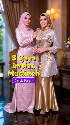 The latest hijab wedding outfits will be flooded with compliments! 😎