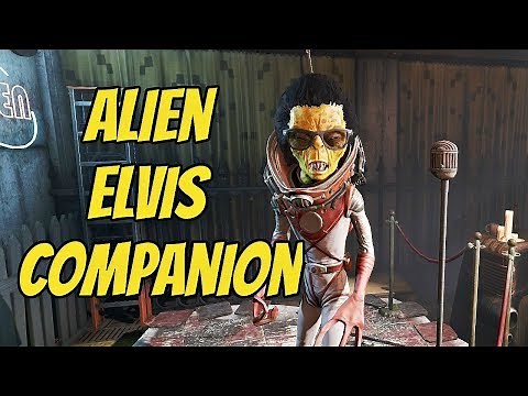Alien Elvis | Fallout 4 Companion Mod |