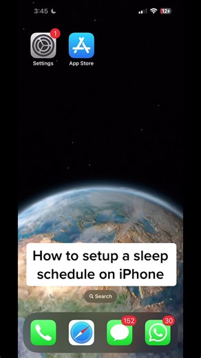 iOS - How to Setup sleep schedule 💤#iOS #Apple #howto #sleep #sleepschedule #auto #eepy