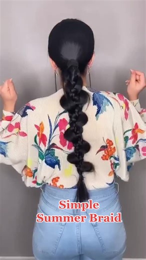 Supper simple summer braid!! #hair #hairstyles #fyp #easyhairstyle2020 #toronto #afghan