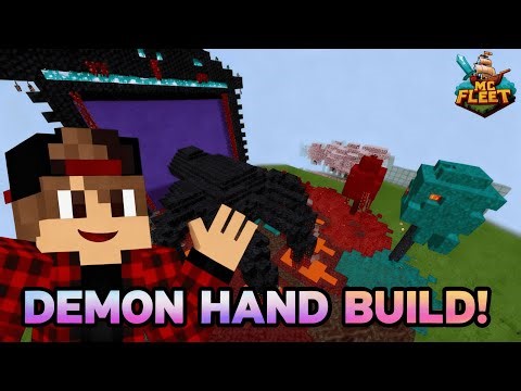 I Built a Giant DEMON HAND in Minecraft Survival 🔥 | McFleet SMP