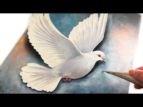 MUST WATCH - The SECRET Technique For Perfect Smooth Paste - 3D Dove Art!