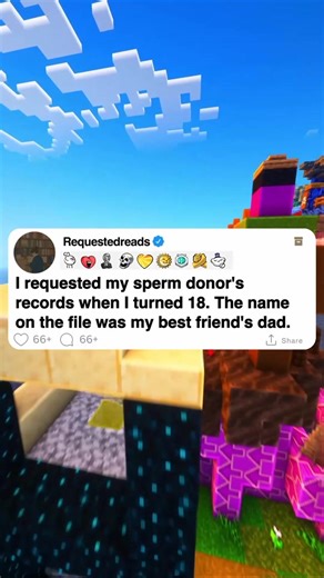 I requested my sperm donor's records when I turned 18. The name on the file was my best friend's dad. #reddit #redditposts #reels #fyp #story | Requested Reads
