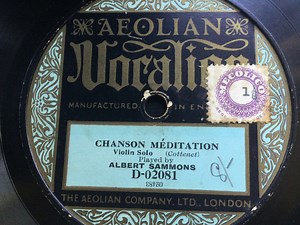 Albert Sammons - Rapsodia Piemontese / Chanson Meditation