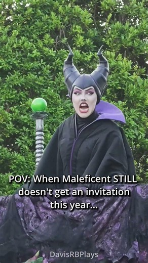 POV: When #maleficent STILL doesn't get an invitation this year... #shorts #uninvited