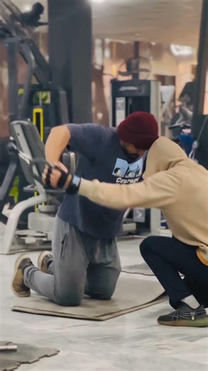 "Cable Cross — chest on fire 🔥💪#ChestWorkout #Motivation #Gym"