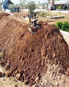 Incredible Action!!! Professional Komatsu D20P Bulldozer Operator Builds Access Road at Project Site | Bulldozer Operator