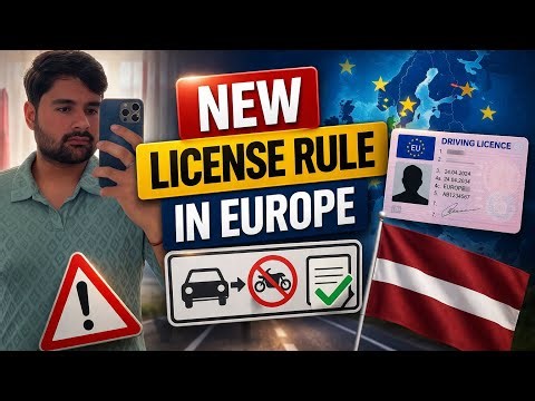 🚗 New Driving License Rules in Europe | Latvia Update 🇱🇻