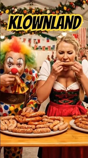 SAUSAGE COMPETITION at Oktoberfest #shorts 🏆
