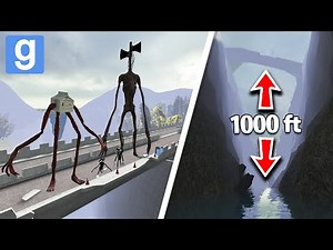 TREVER HENDERSON CREATURES VS BRIDGE! (Garry's Mod Sandbox) | JustJoeKing