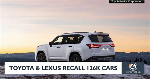 Toyota and Lexus recall vehicles