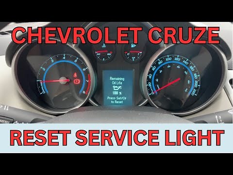 How to Reset Chevrolet Cruze Service Light - Reset Oil Life