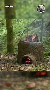 Primitive Steak Cooking in a Clay Oven Built from Mud and Sticks 🥩