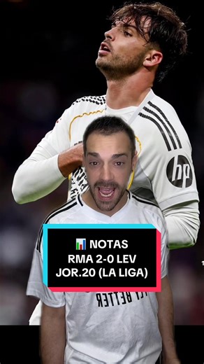 Notas del Partido: Real Madrid 2-0 Levante en La Liga