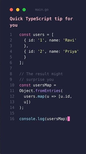 TypeScript tip that changed how I code 🚀 #coding #viral #typescript
