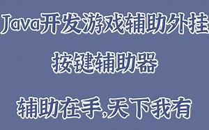 【Java游戏外挂】快速学会使用Java语言开发游戏辅助外挂，从此辅助在手，天下我有！！